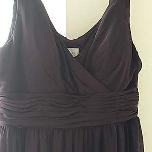 Bill Levkoff Eggplant bridesmaid dress size 18